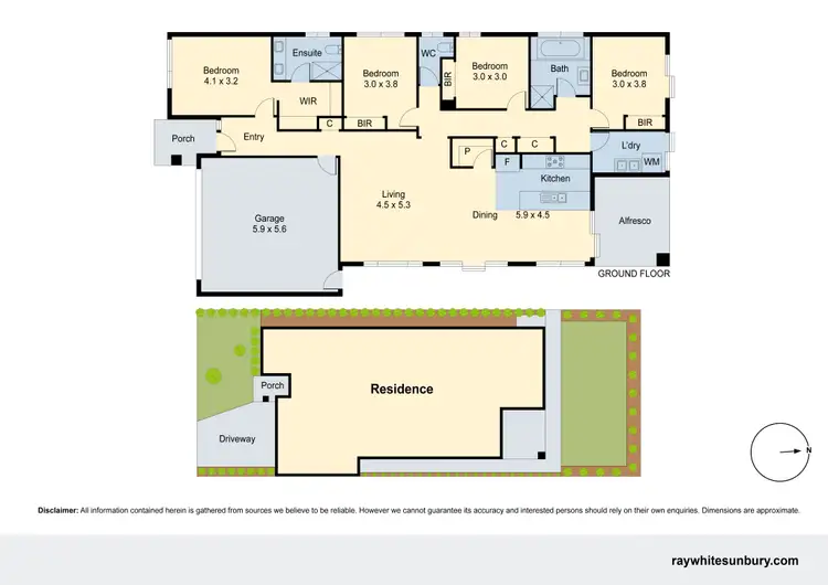 Floorplan of Homely house listing, 17 Burrow Drive, Diggers Rest VIC 3427