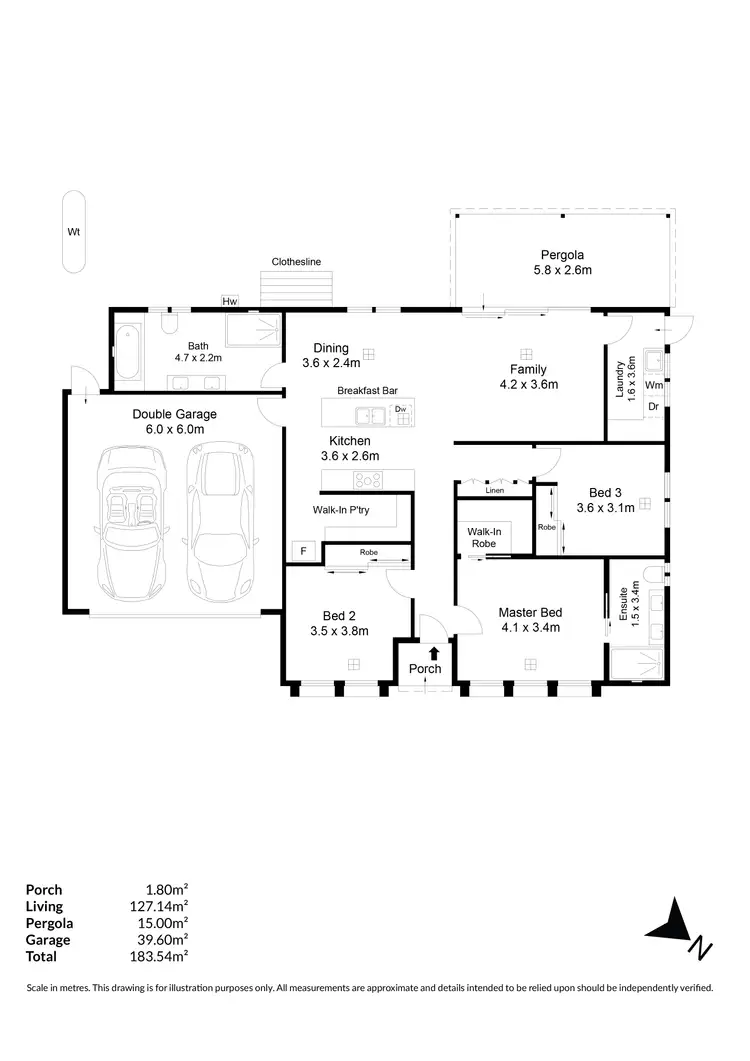 Floorplan of Homely house listing, 6 Gould Road, Enfield SA 5085