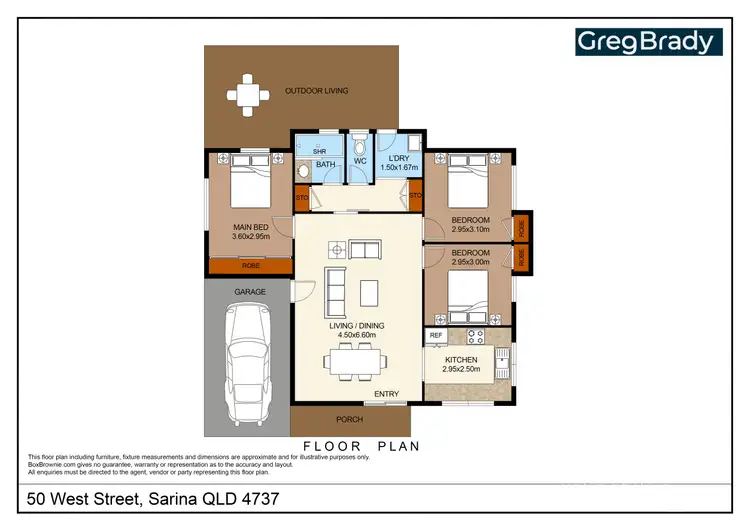 Floorplan of Homely house listing, 50 West Street, Sarina QLD 4737