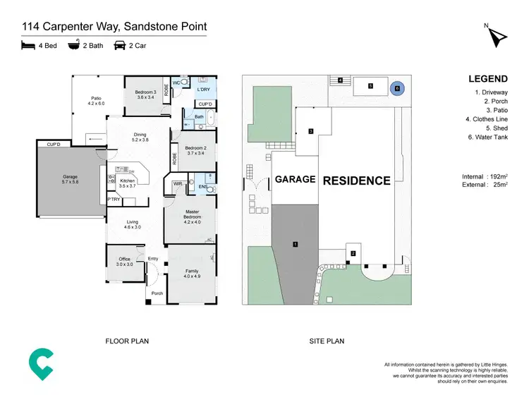 Floorplan of Homely house listing, 114 Carpenter Way, Sandstone Point QLD 4511