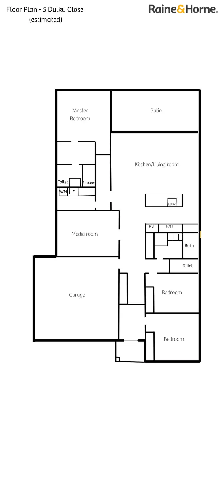 Floorplan of Homely house listing, 5 Dulku Close, Port Douglas QLD 4877
