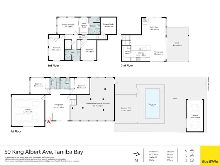 Floorplan of Homely house listing, 50 King Albert Avenue, Tanilba Bay NSW 2319