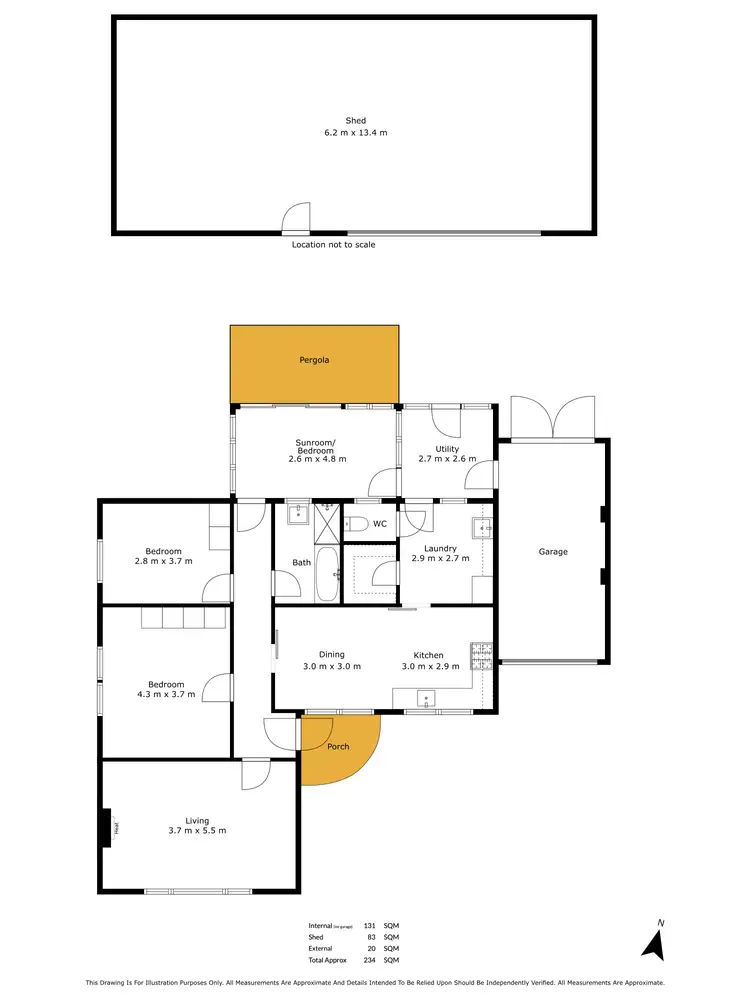 Floorplan of Homely house listing, 22 Hay Street, Lower Mitcham SA 5062