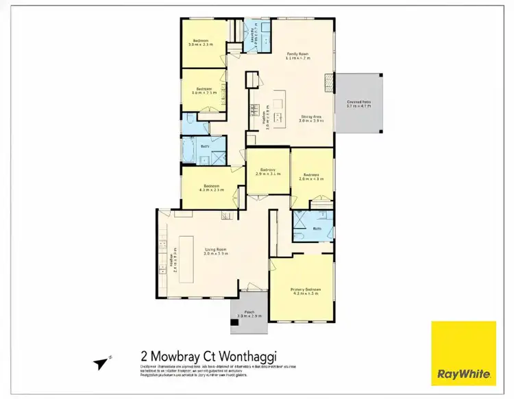 Floorplan of Homely house listing, 2 Mowbray Court, Wonthaggi VIC 3995