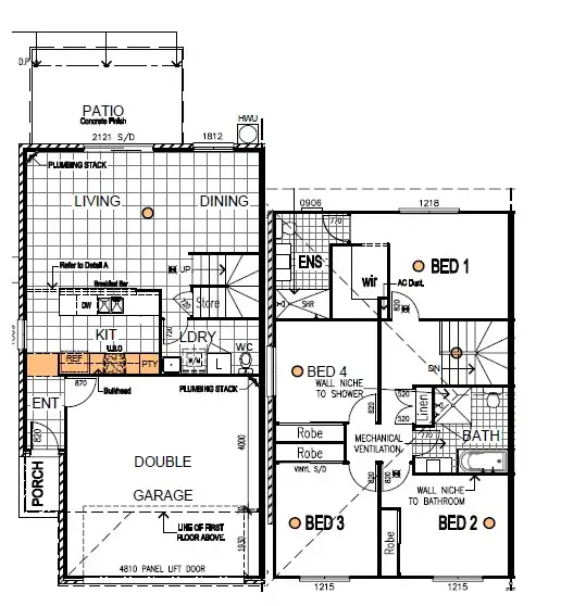 Floorplan of Homely townhouse listing, 90/31 Goodrich Road West, Murrumba Downs QLD 4503