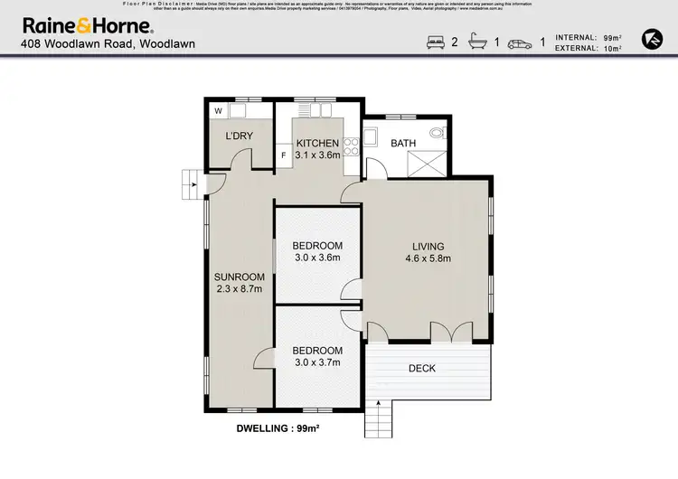 Floorplan of Homely house listing, 433A Woodlawn Road, Woodlawn NSW 2480