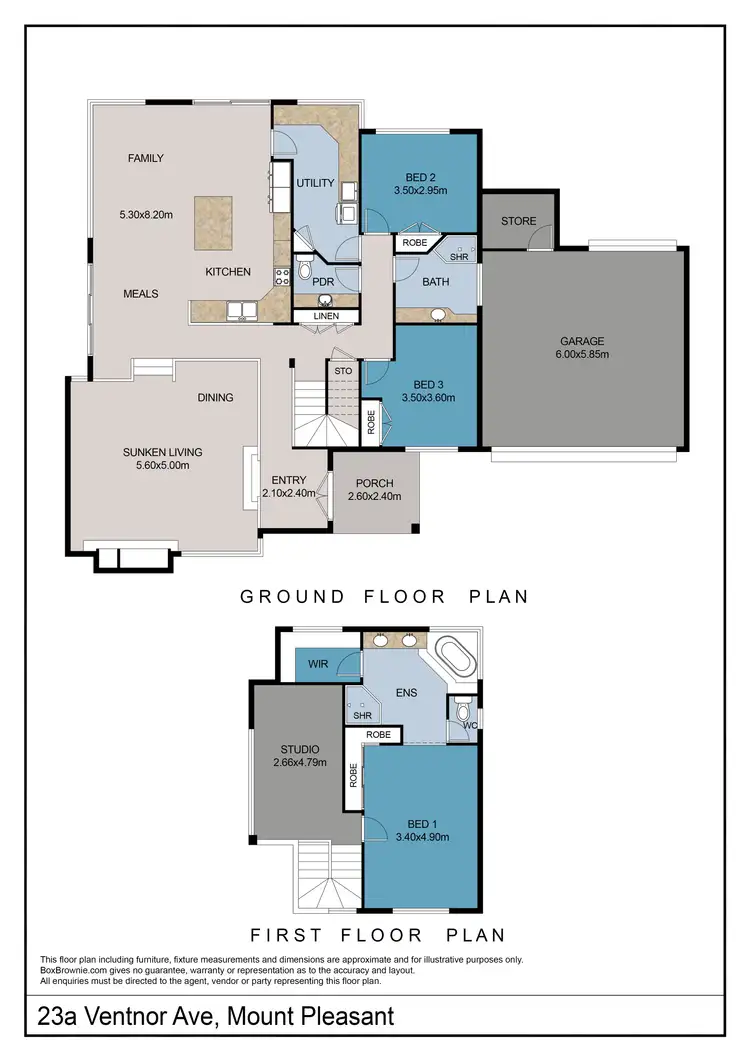 Floorplan of Homely house listing, 23A Ventnor Avenue, Mount Pleasant WA 6153