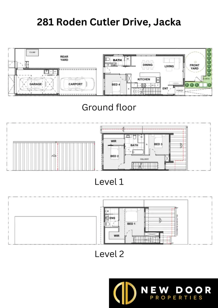 Floorplan of Homely house listing, 281 Roden Cutler Drive, Jacka ACT 2914