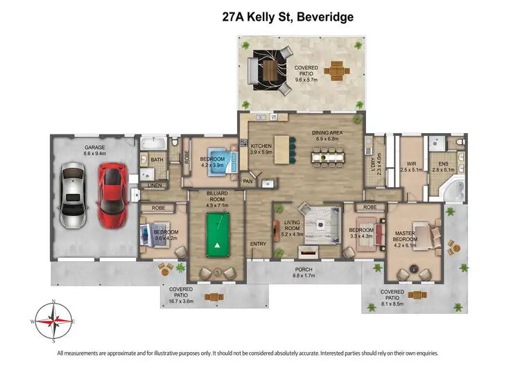 Floorplan of Homely house listing, 27A Kelly Street, Beveridge VIC 3753