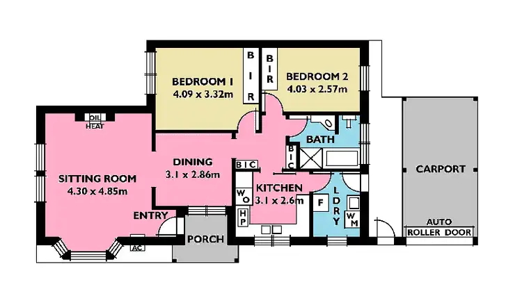 Floorplan of Homely unit listing, 1/396 Unley Road, Unley Park SA 5061