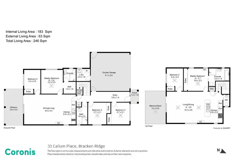 Floorplan of Homely house listing, 33 Callum Place, Bracken Ridge QLD 4017