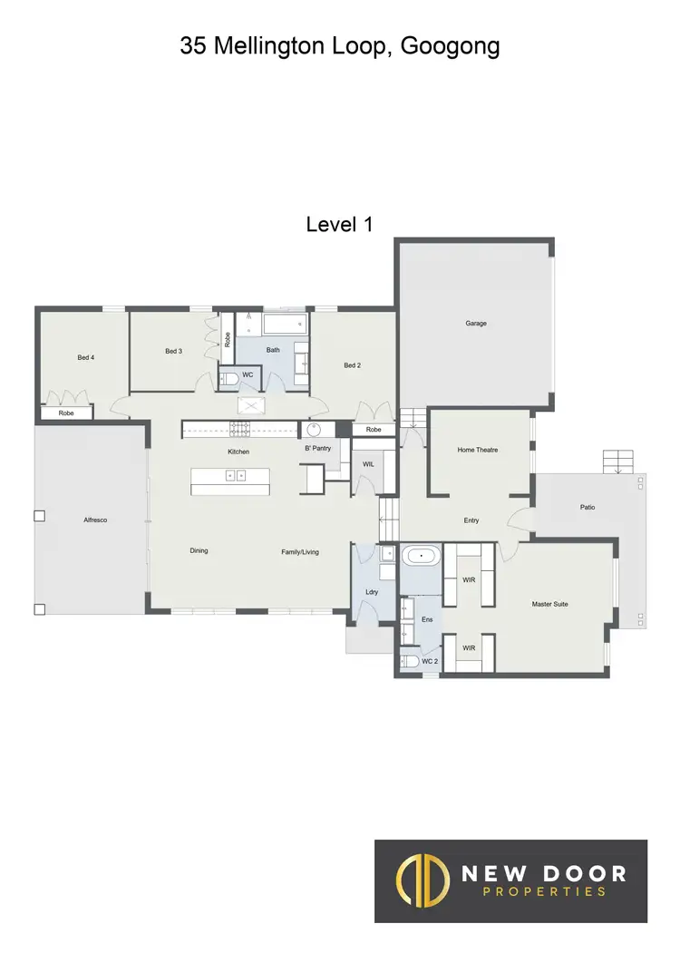 Floorplan of Homely house listing, 35 Mellington Loop, Googong NSW 2620
