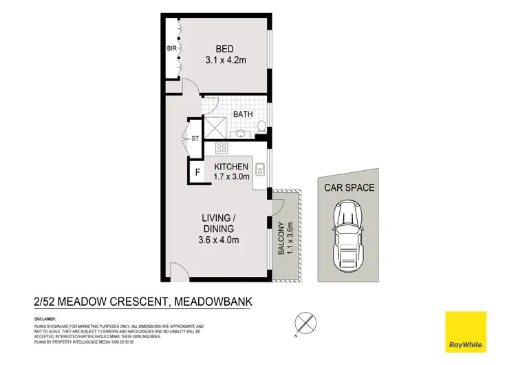 Floorplan of Homely unit listing, 2/52 Meadow Crescent, Meadowbank NSW 2114