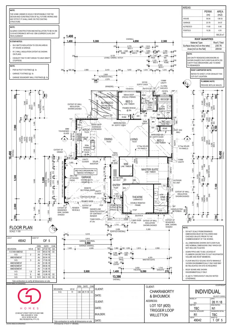 Floorplan of Homely house listing, 20 Trigger Loop, Willetton WA 6155