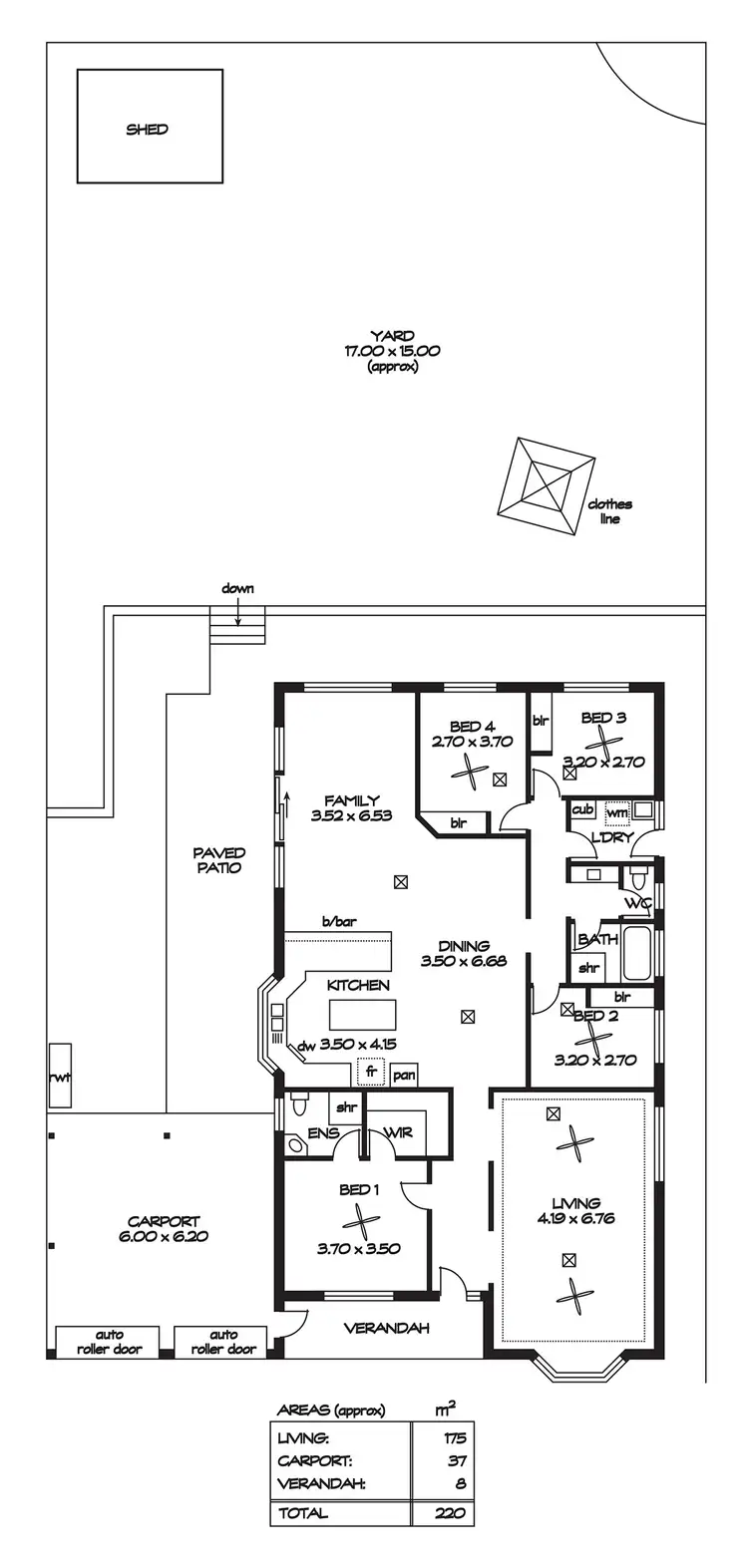 Floorplan of Homely house listing, 54 Bristol Crescent, Davoren Park SA 5113