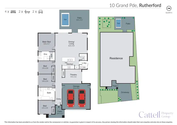 Floorplan of Homely house listing, 10 Grand Parade, Rutherford NSW 2320