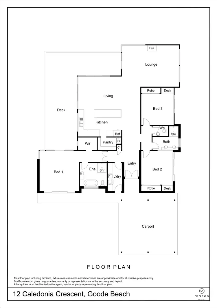Floorplan of Homely house listing, 12 Caledonia Crescent, Goode Beach WA 6330
