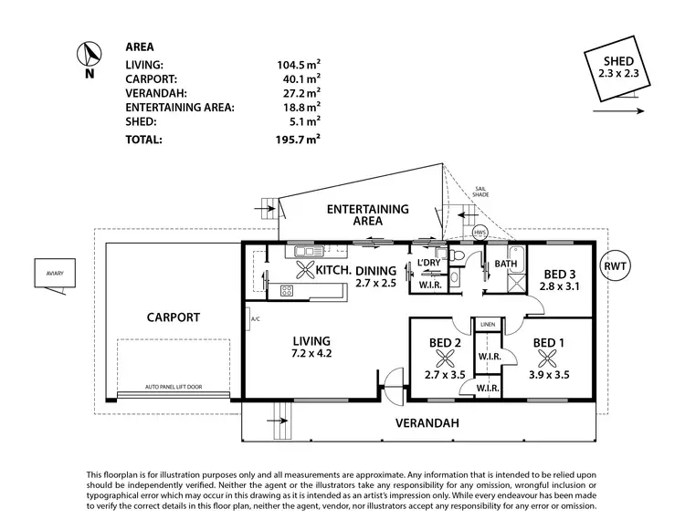 Floorplan of Homely house listing, 17 Ramm Road, Mannum SA 5238
