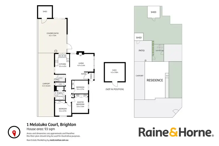 Floorplan of Homely house listing, 1 Melaluka Court, Brighton TAS 7030