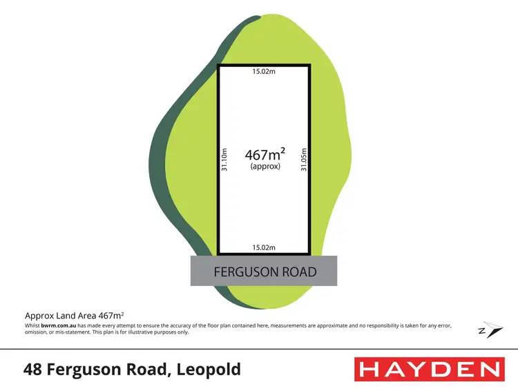Floorplan of Homely land listing, 48 Ferguson Road, Leopold VIC 3224
