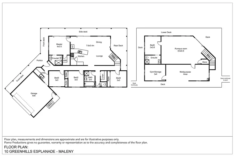 Floorplan of Homely house listing, 10 Greenhills Esplanade, Maleny QLD 4552