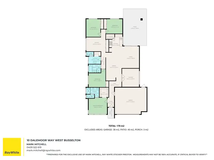 Floorplan of Homely house listing, 10 Dalemoor Way, West Busselton WA 6280