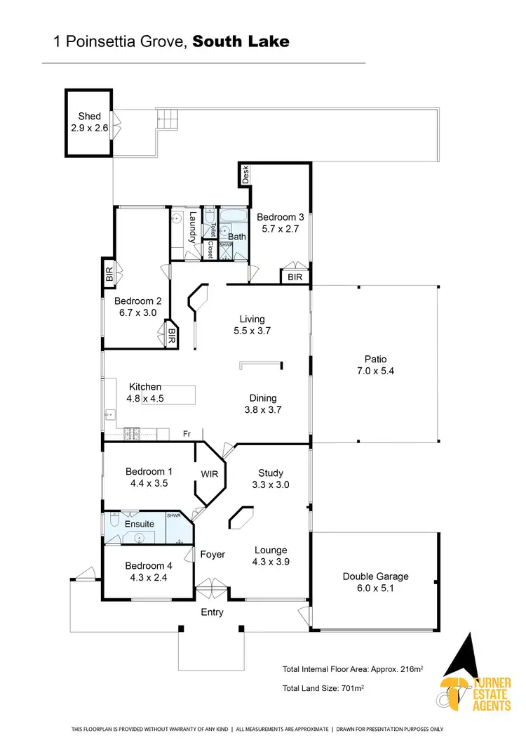 Floorplan of Homely house listing, 1 Poinsettia Grove, South Lake WA 6164