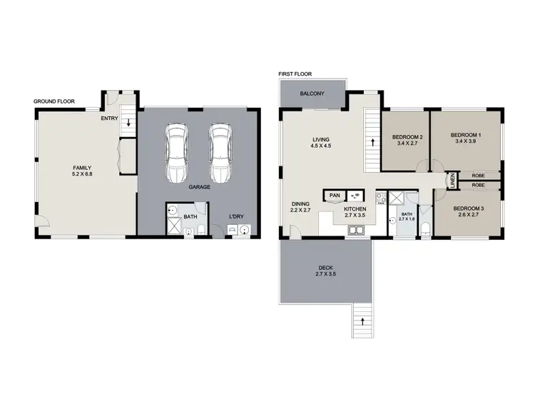 Floorplan of Homely house listing, 8 Acacia Court, Kin Kora QLD 4680