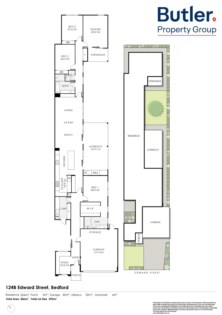 Floorplan of Homely house listing, 124A Edward Street, Bedford WA 6052