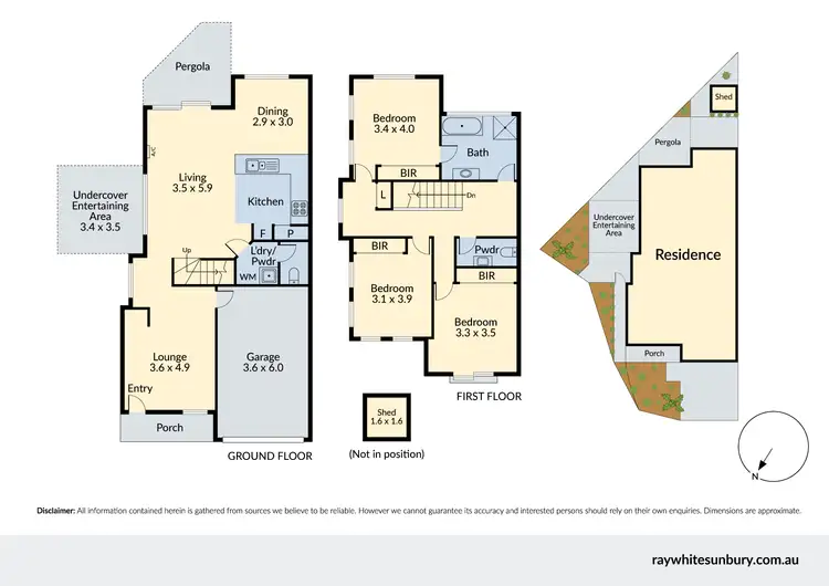 Floorplan of Homely townhouse listing, 10/167-173 Oshanassy Street, Sunbury VIC 3429