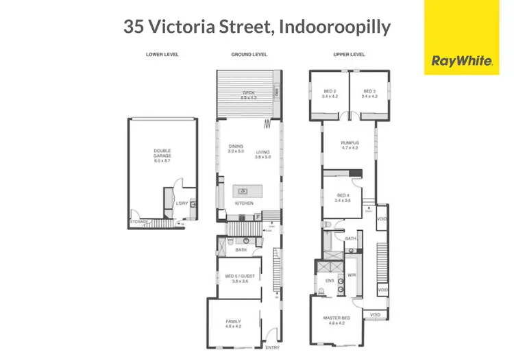 Floorplan of Homely house listing, 35 Victoria Street, Indooroopilly QLD 4068