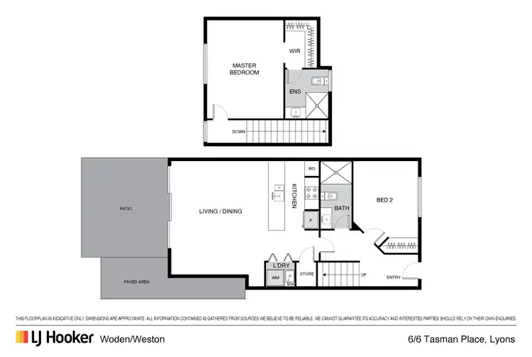 Floorplan of Homely house listing, 6/6 Tasman Place, Lyons ACT 2606