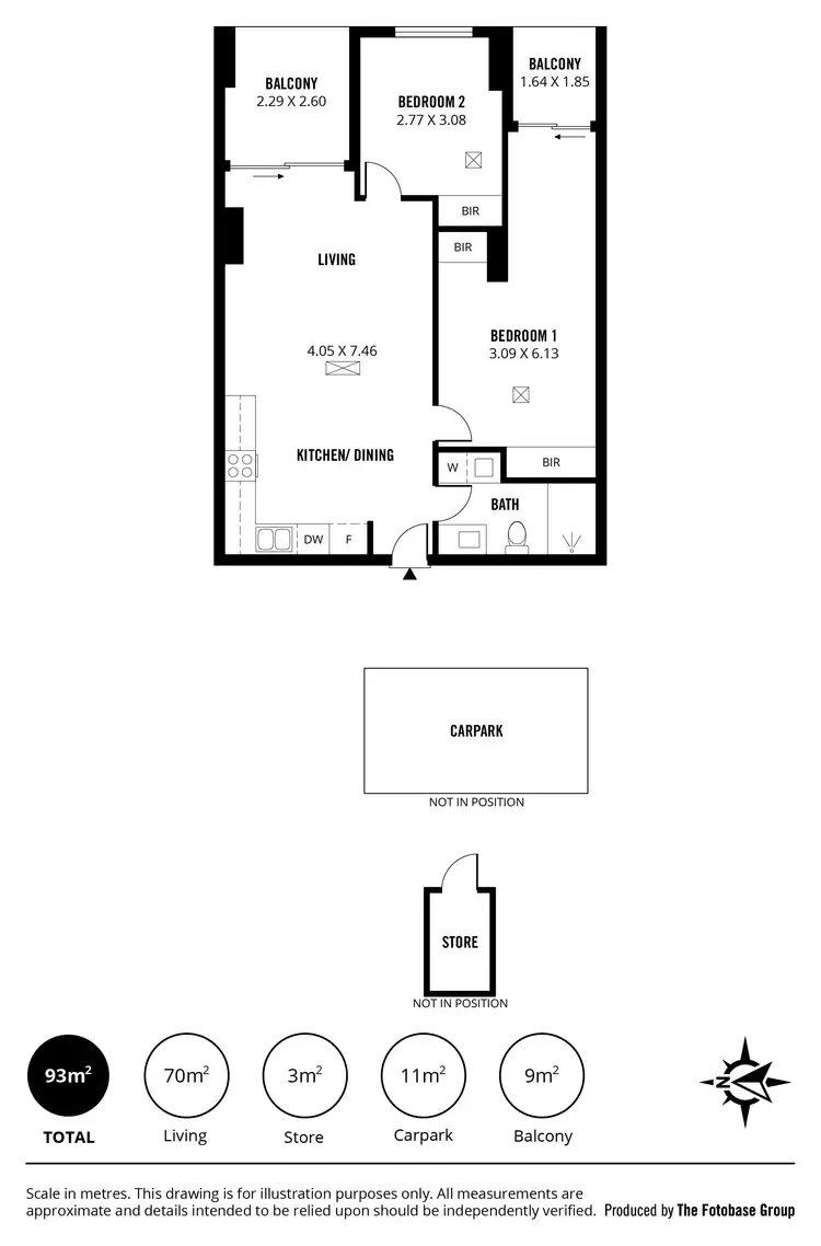 Floorplan of Homely apartment listing, 809/180 Morphett Street, Adelaide SA 5000