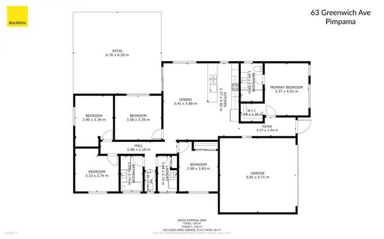 Floorplan of Homely house listing, 63 Greenwich Avenue, Pimpama QLD 4209