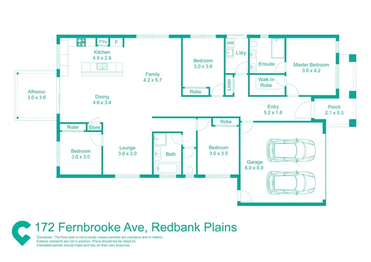 Floorplan of Homely house listing, 172 Fernbrooke Boulevard, Redbank Plains QLD 4301