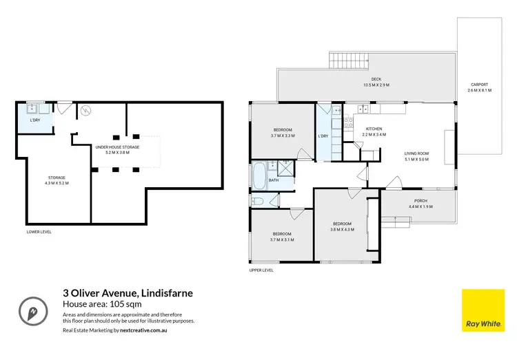 Floorplan of Homely house listing, 3 Oliver Avenue, Lindisfarne TAS 7015