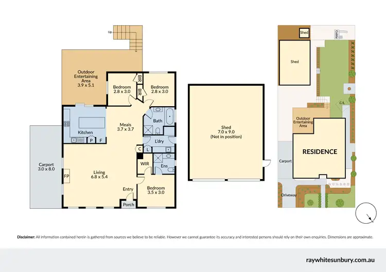 Floorplan of Homely house listing, 21 Fullbrook Drive, Sunbury VIC 3429