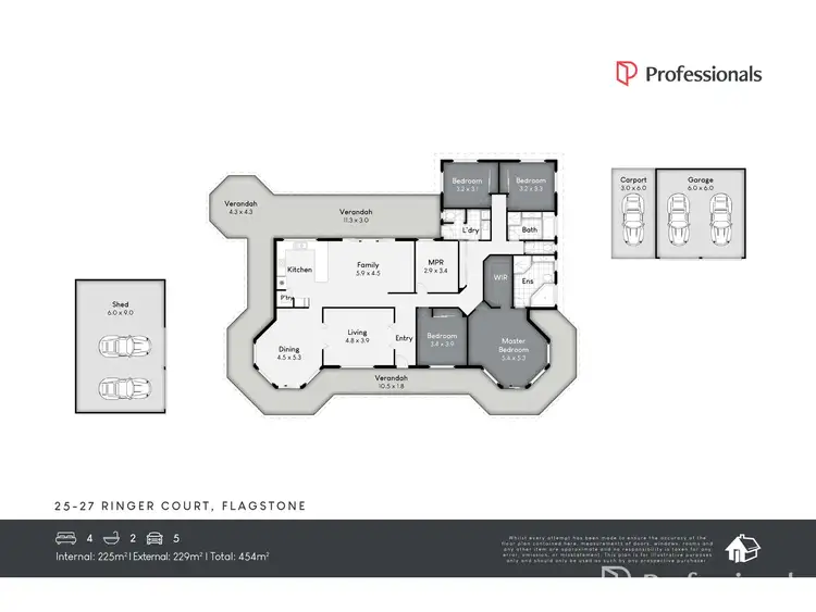 Floorplan of Homely house listing, 25-27 Ringer Court, Flagstone QLD 4280