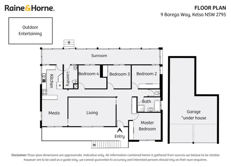 Floorplan of Homely house listing, 9 Barega Place, Kelso NSW 2795