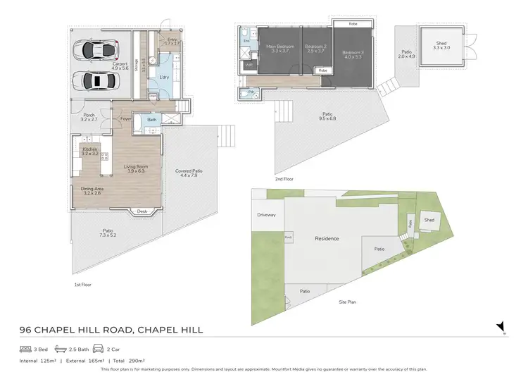 Floorplan of Homely house listing, 96 Chapel Hill Road, Chapel Hill QLD 4069