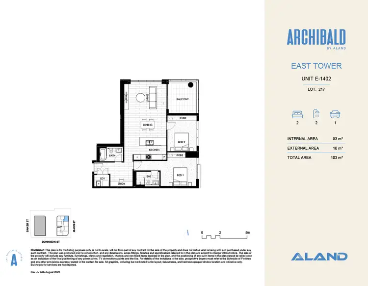 Floorplan of Homely apartment listing, E-1402/108 Donnison Street, Gosford NSW 2250