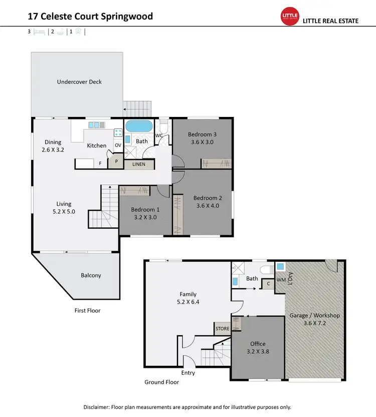 Floorplan of Homely house listing, 17 Celeste Court, Springwood QLD 4127