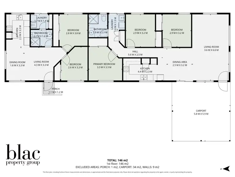 Floorplan of Homely semi-detached listing, 9a Sheehan Street, Kallangur QLD 4503