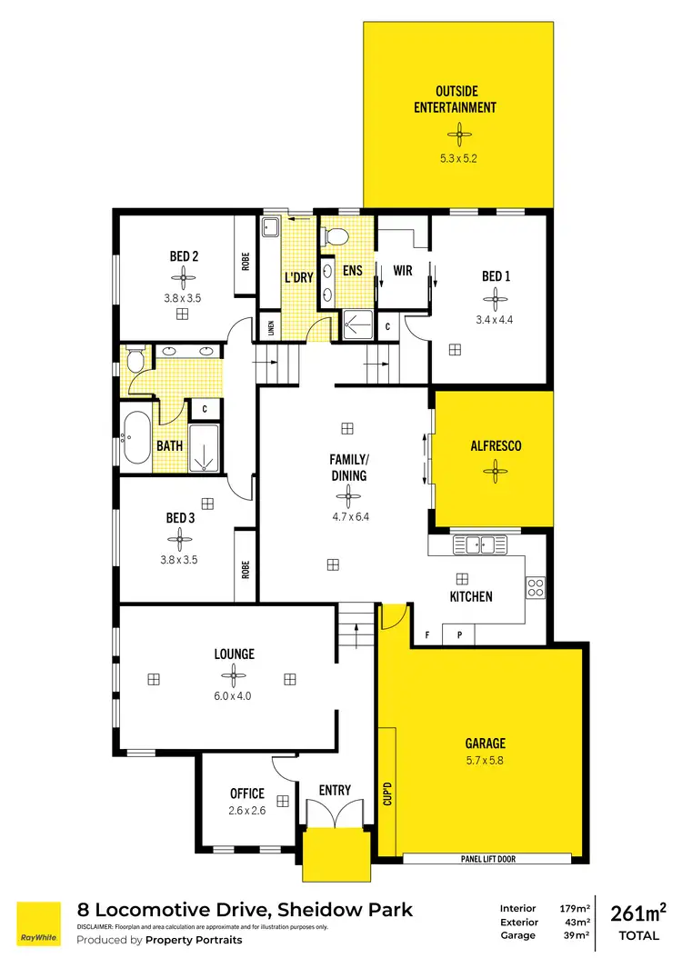 Floorplan of Homely house listing, 8 Locomotive Drive, Sheidow Park SA 5158