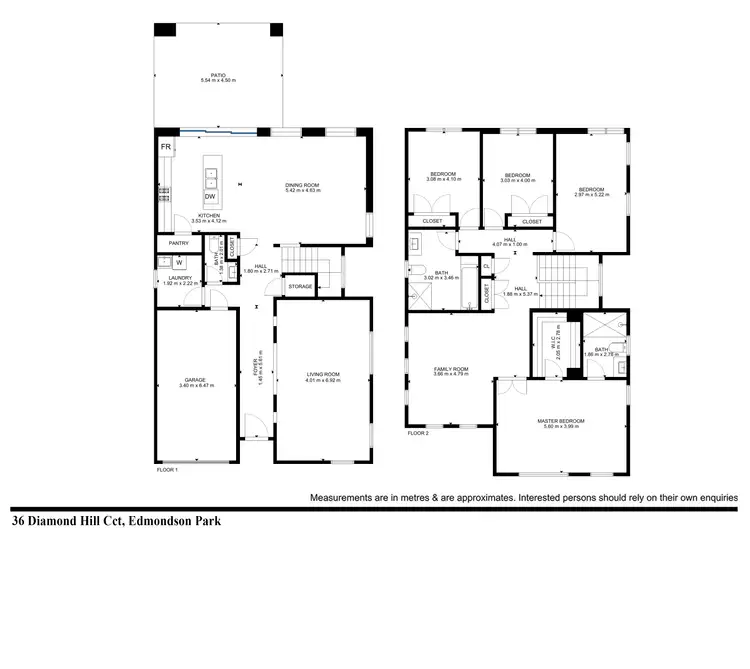 Floorplan of Homely house listing, 36 Diamond Hill Circuit, Edmondson Park NSW 2174
