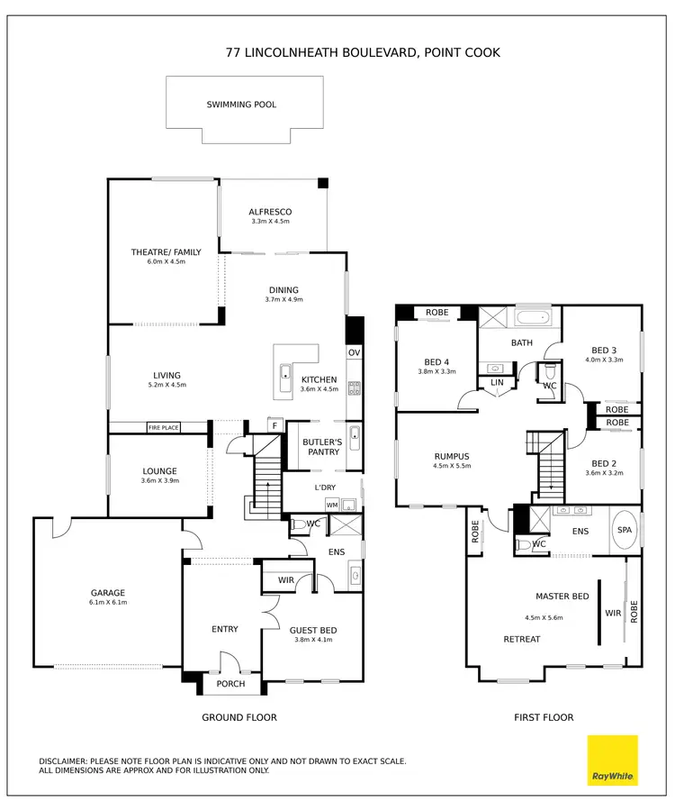 Floorplan of Homely house listing, 77 Lincolnheath Boulevard, Point Cook VIC 3030