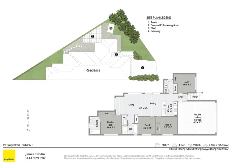 Floorplan of Homely house listing, 23 Emily Street, Ormeau QLD 4208