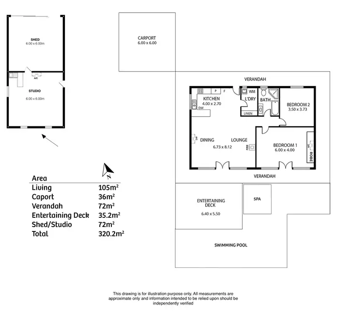 Floorplan of Homely rural property listing, 329A Shadygrove Road, Paris Creek SA 5201