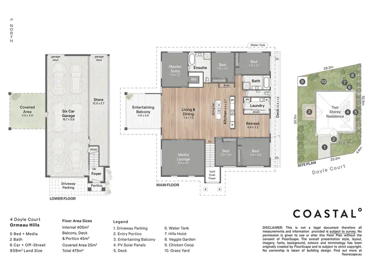 Floorplan of Homely house listing, 4 Doyle Court, Ormeau Hills QLD 4208