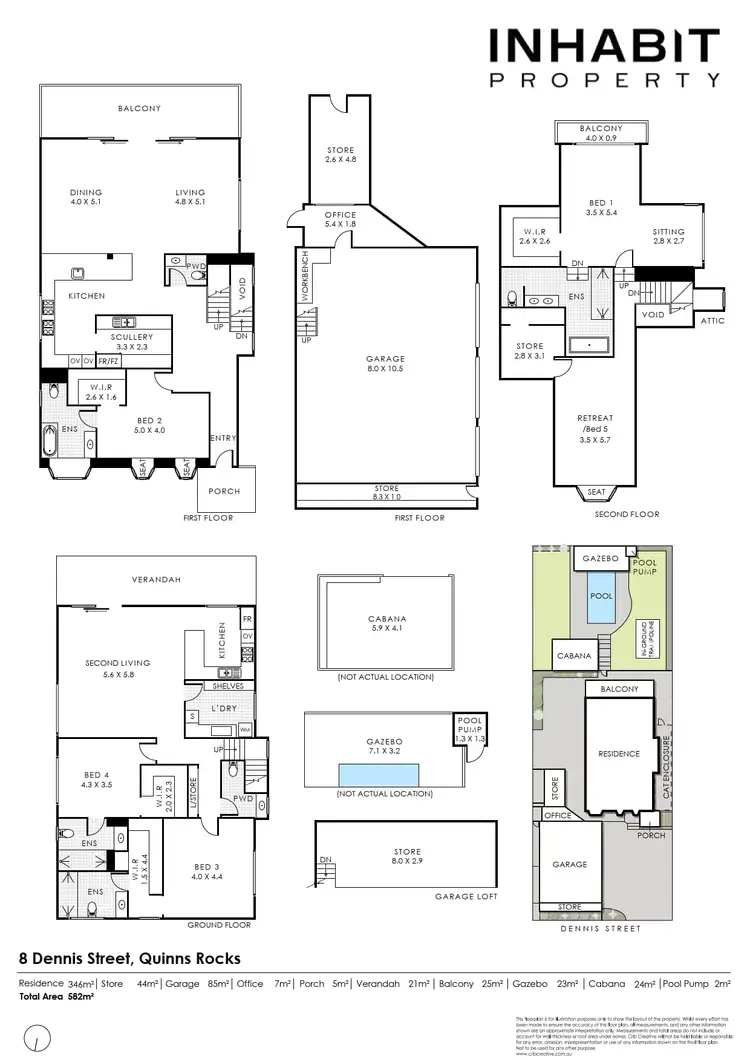 Floorplan of Homely house listing, 8 Dennis Street, Quinns Rocks WA 6030